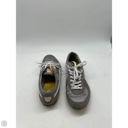 Shoes Athletic By Puma In Silver, Size: 6.5