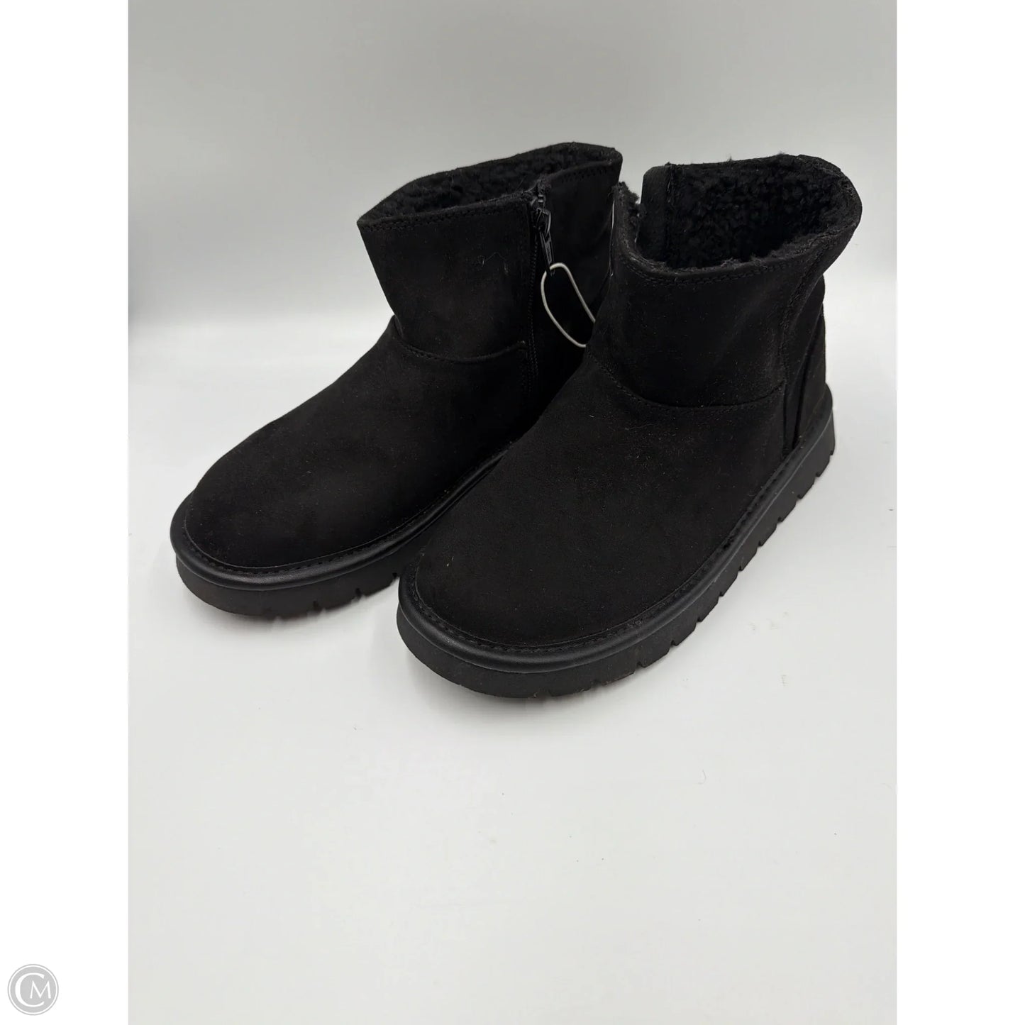 Boots Ankle Flats By Universal Thread In Black, Size: 7