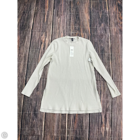 Top Long Sleeve By Eileen Fisher In Cream, Size: Xs