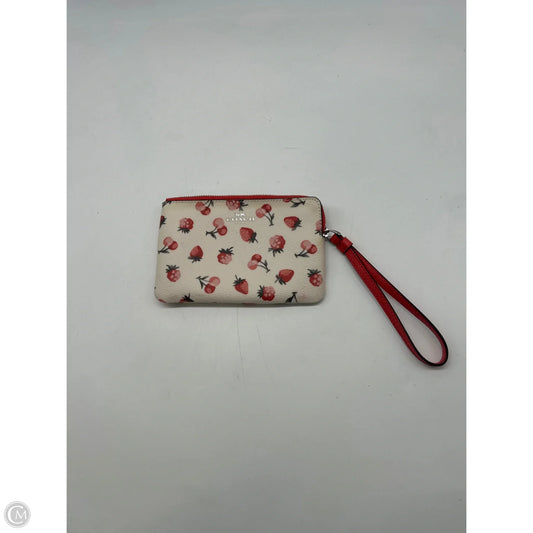 Wristlet Designer By Coach, Size: Small