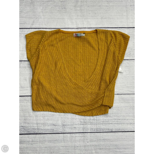 Sweater By Free People In Yellow, Size: L