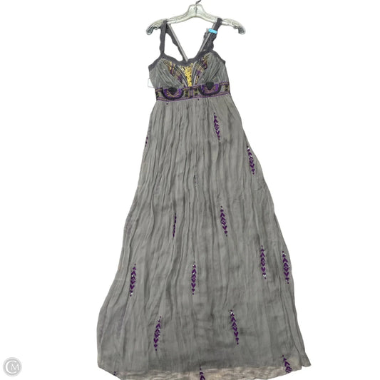 Dress Casual Maxi By Free People In Grey, Size: 2