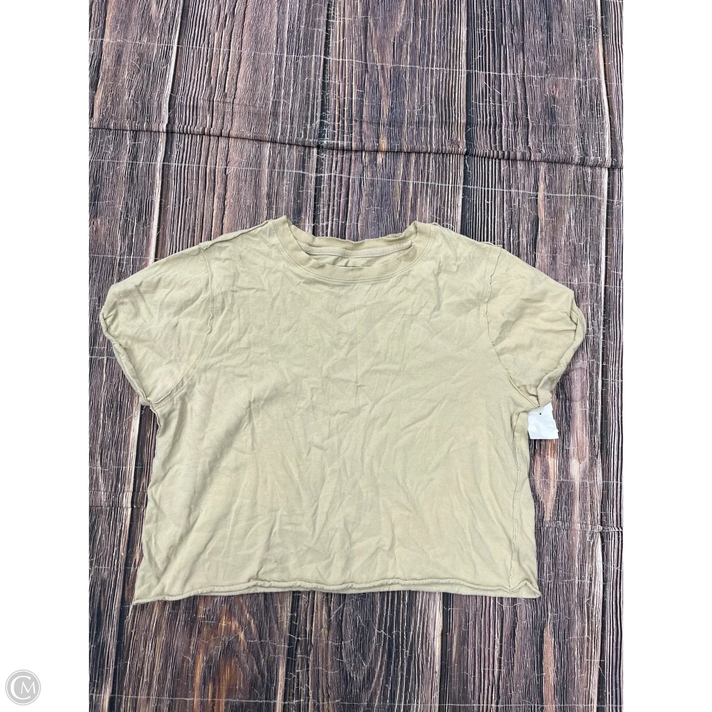 Top Short Sleeve By We The Free In Tan, Size: M