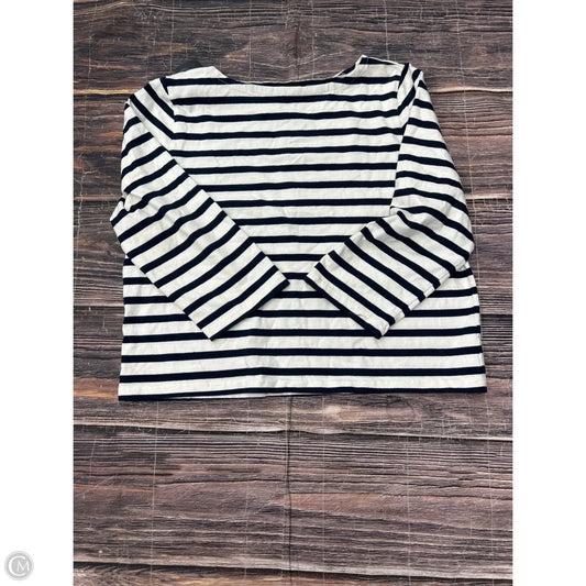 Top Long Sleeve By J. Crew In Striped Pattern, Size: 1x