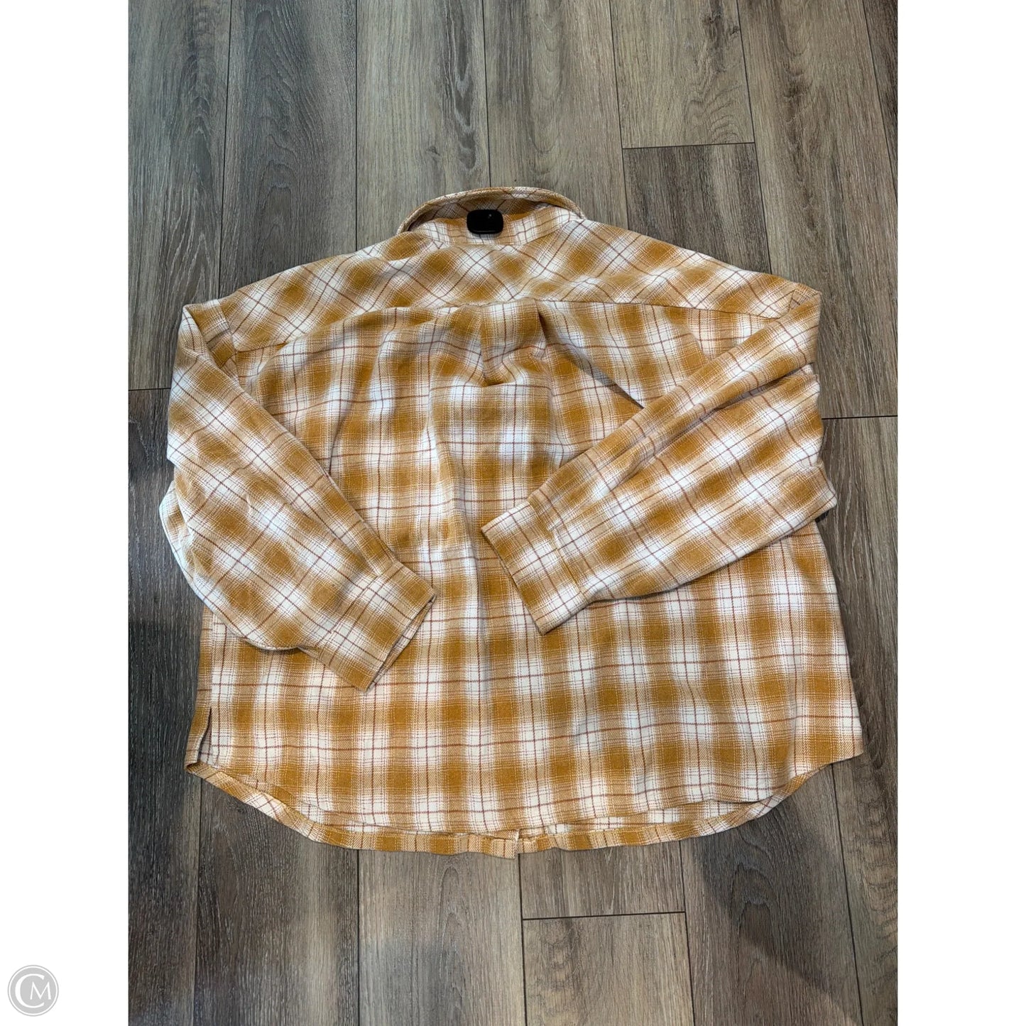 Top Long Sleeve By Heyson In Yellow, Size: 2x