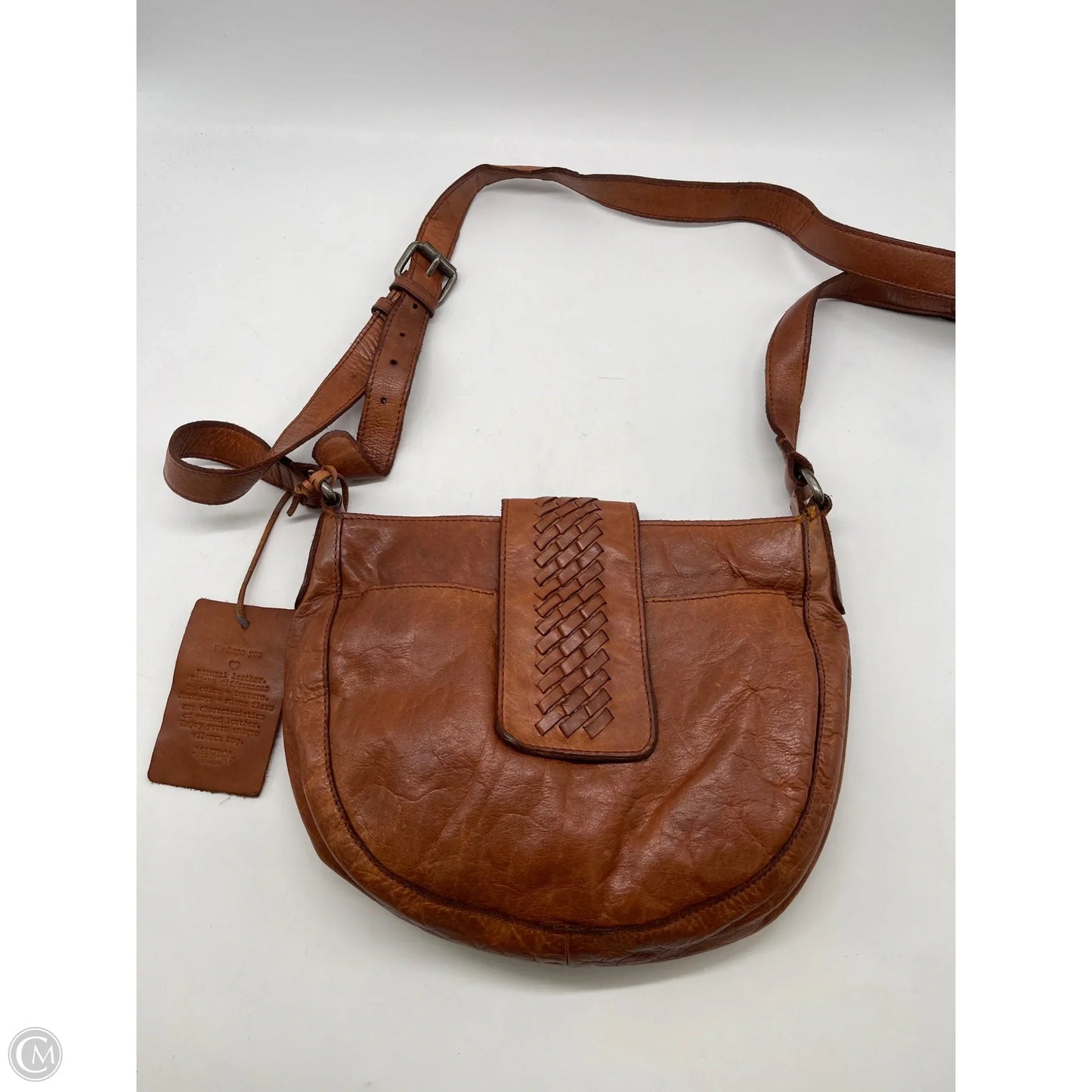 Crossbody Leather By Clothes Mentor, Size: Medium