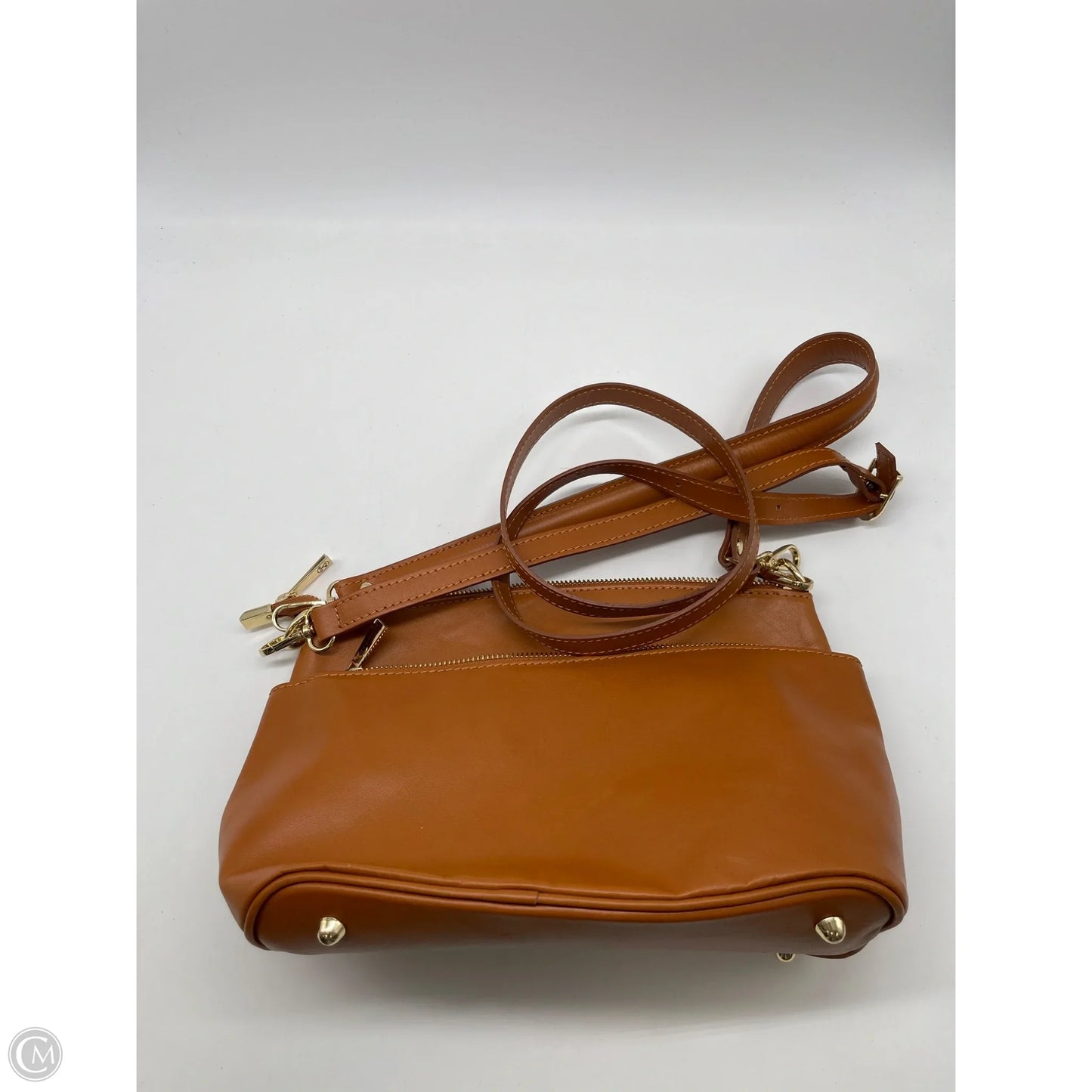 Crossbody Leather By Clothes Mentor, Size: Medium