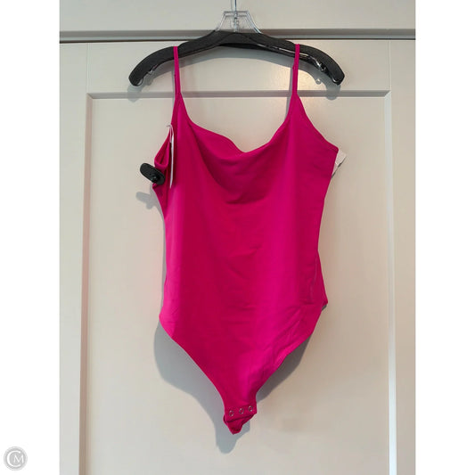 Bodysuit By Clothes Mentor In Pink, Size: Xl