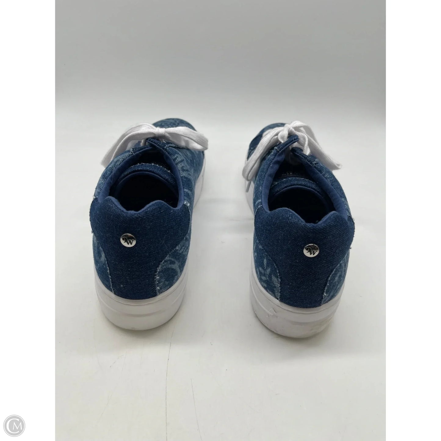 Shoes Sneakers By Nine West In Blue, Size: 12