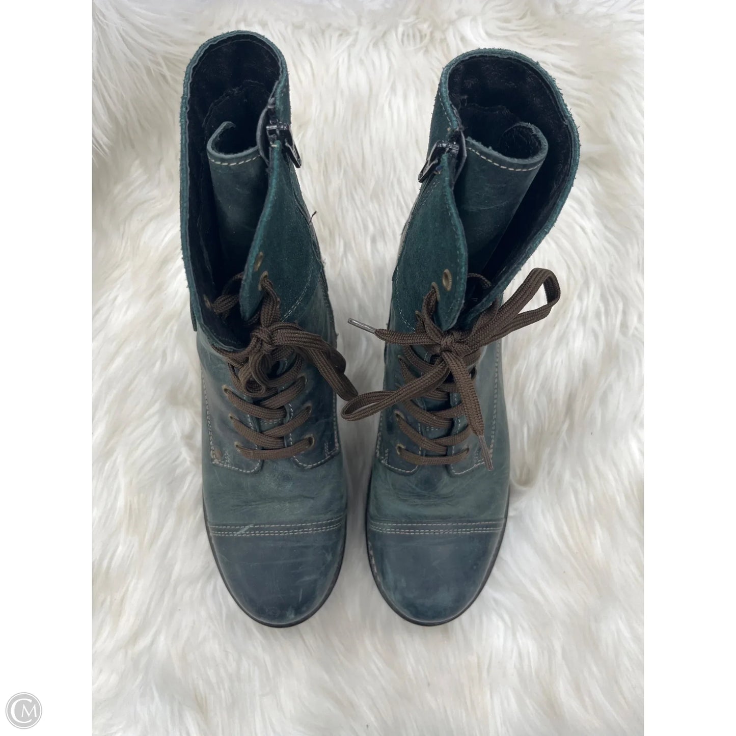 Boots Combat By Taos In Green, Size: 11.5