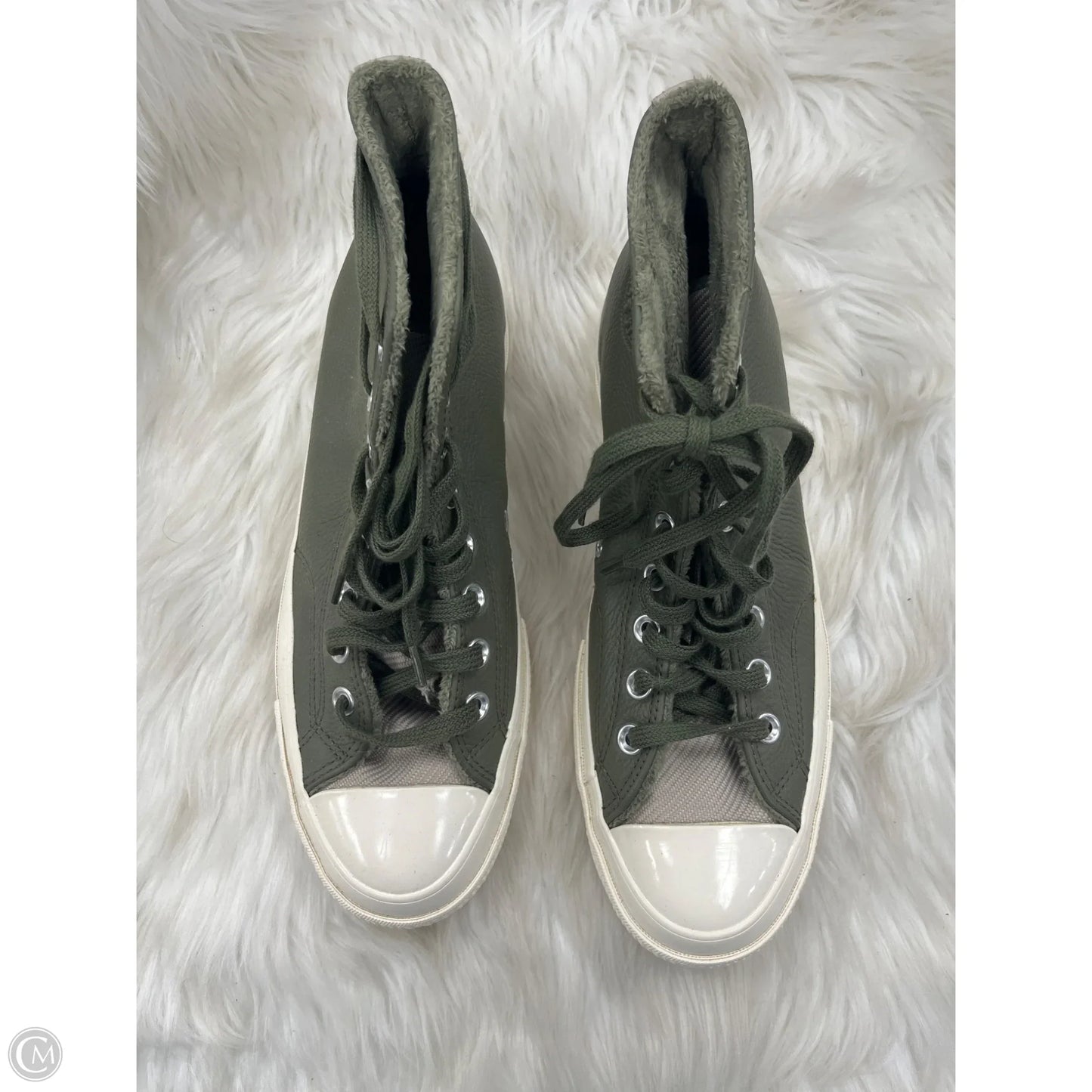 Shoes Sneakers By Converse In Green, Size: 10