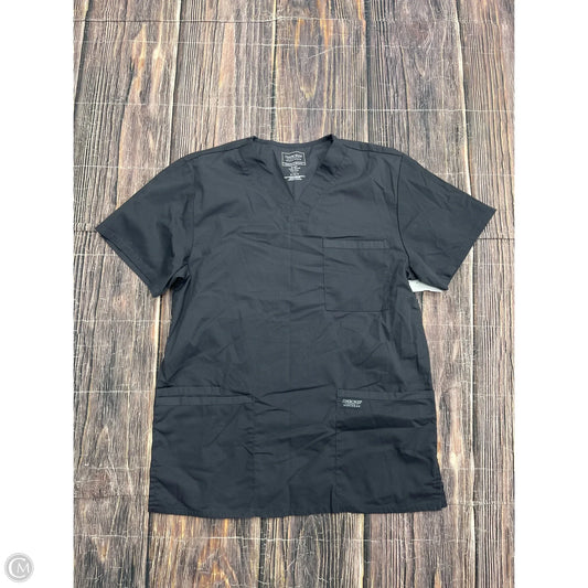 Top Short Sleeve By Cherokee In Grey, Size: S