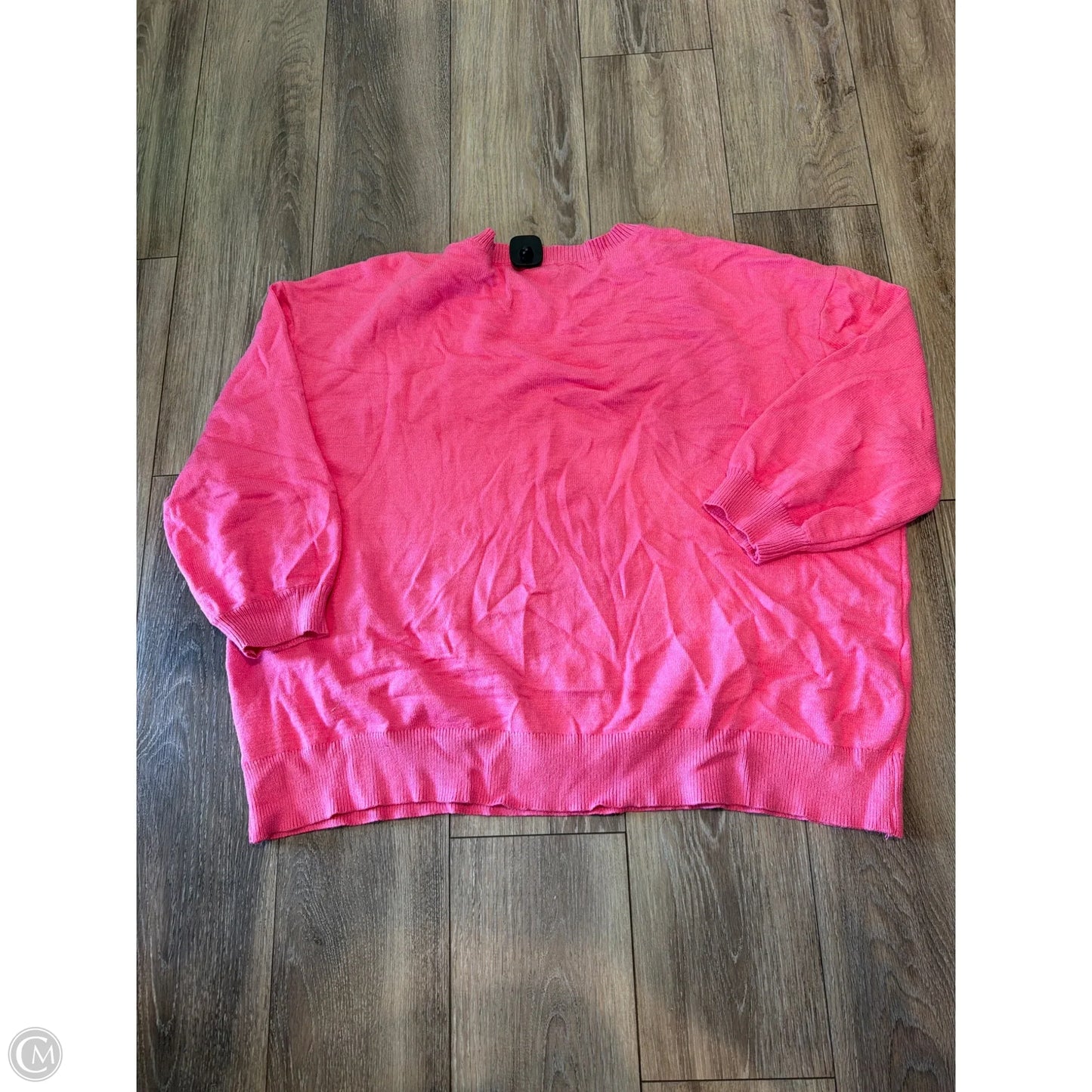 Sweater By Terra & Sky In Pink, Size: 4x