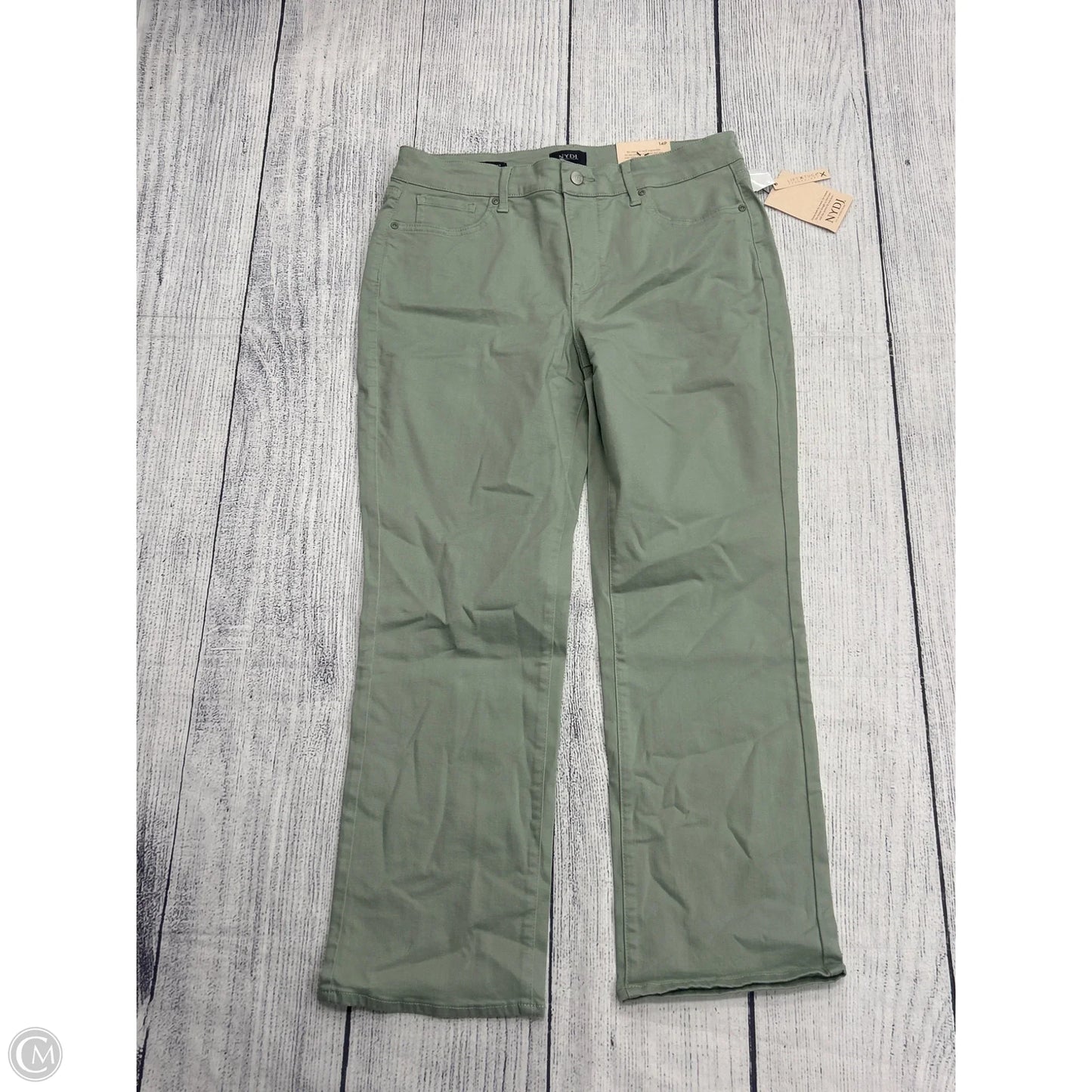 Pants Chinos & Khakis By Not Your Daughters Jeans In Green, Size: 14p