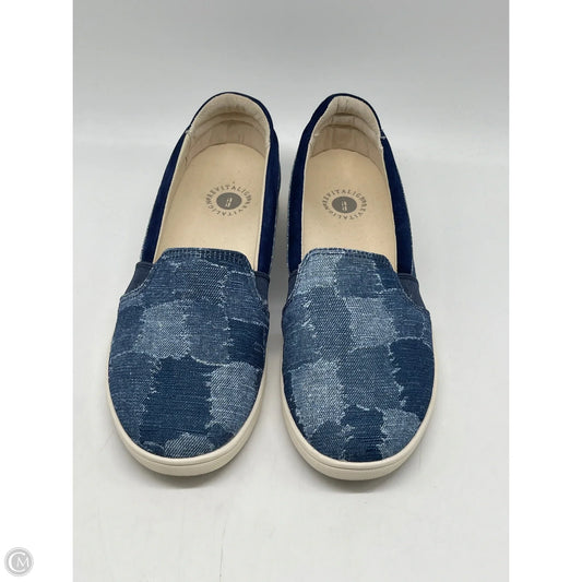 Shoes Flats By Clothes Mentor In Blue, Size: 9