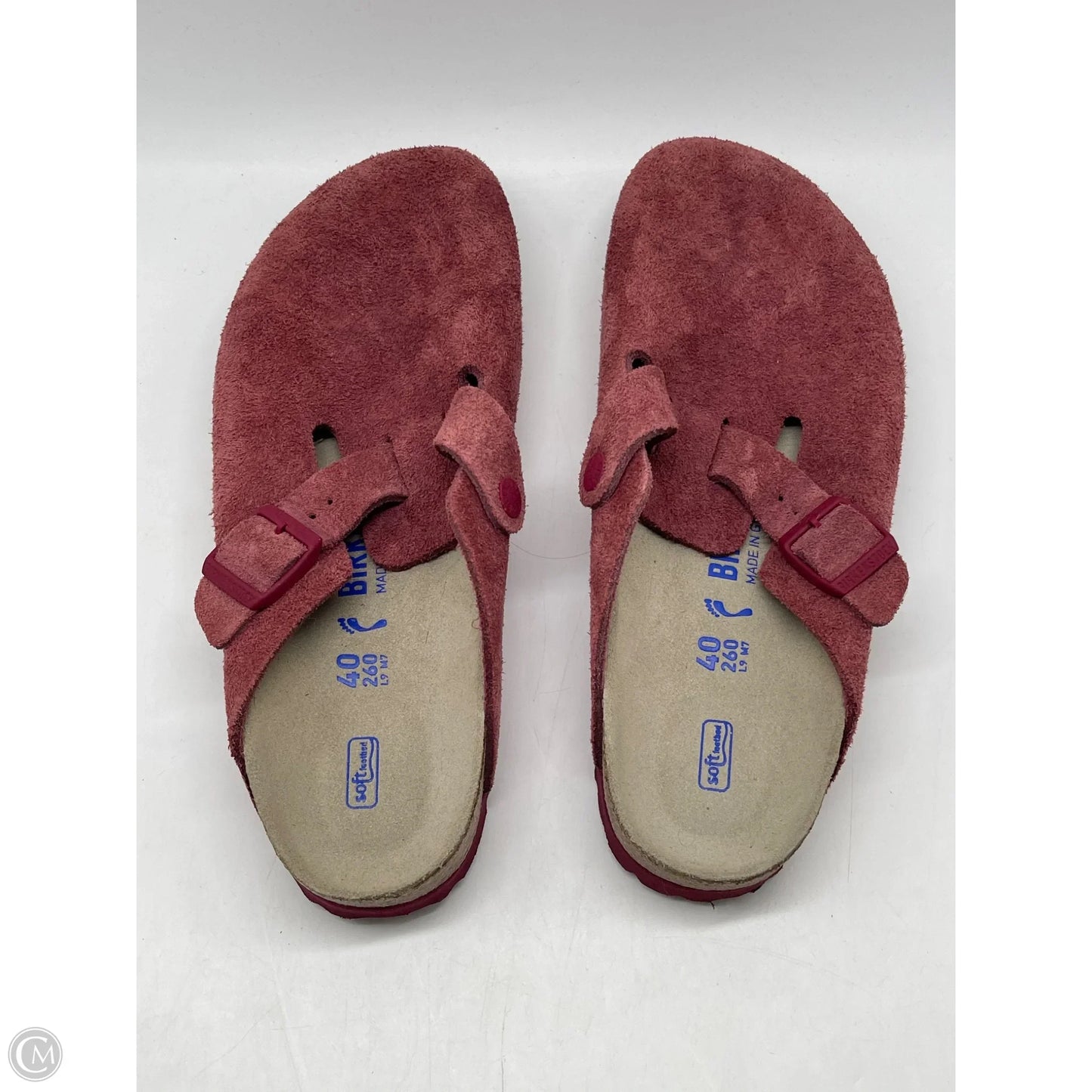 Shoes Flats By Birkenstock In Red, Size: 9