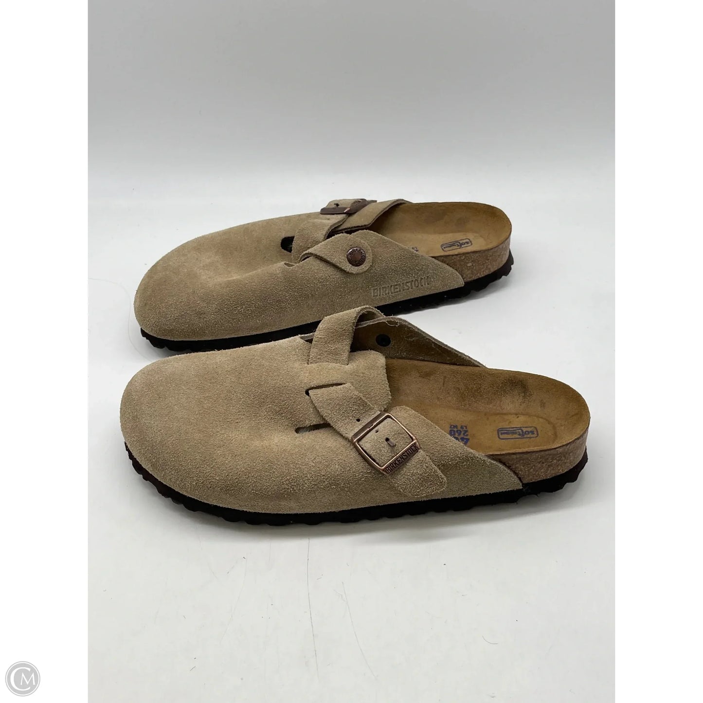 Shoes Flats By Birkenstock In Tan, Size: 9