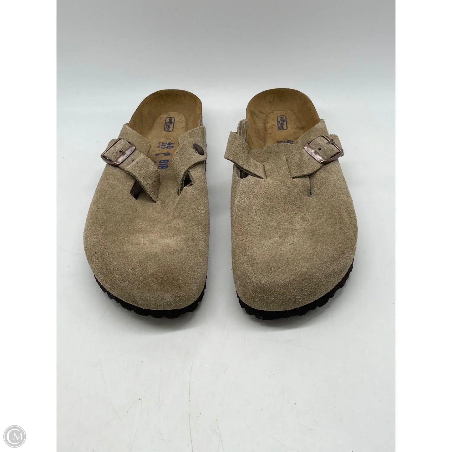 Shoes Flats By Birkenstock In Tan, Size: 9