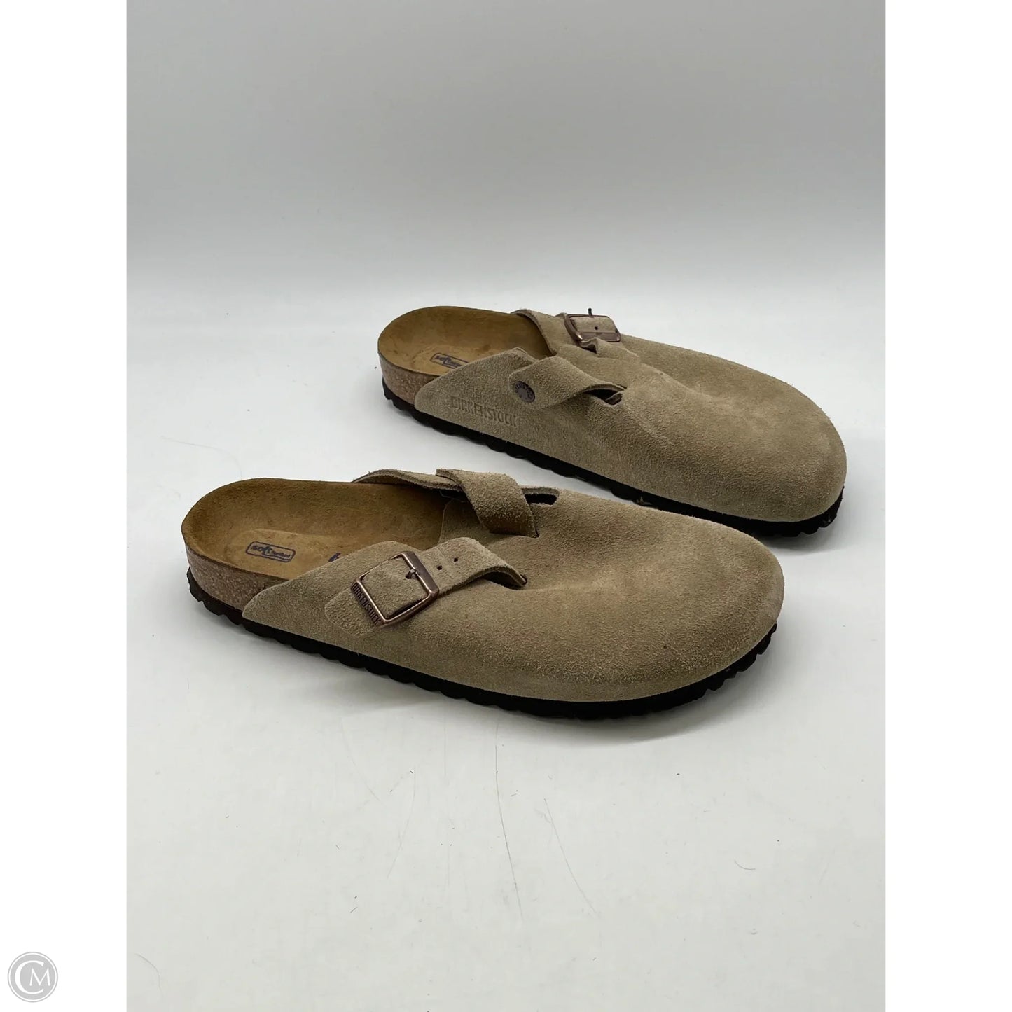 Shoes Flats By Birkenstock In Tan, Size: 9