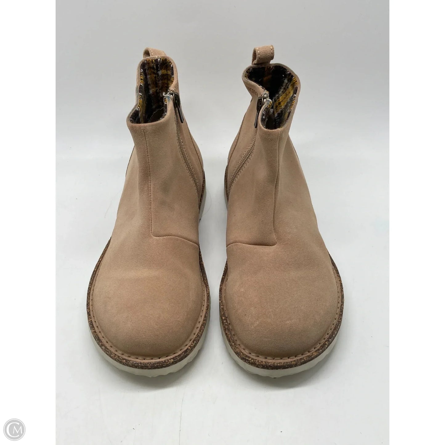 Boots Ankle Flats By Birkenstock In Tan, Size: 9