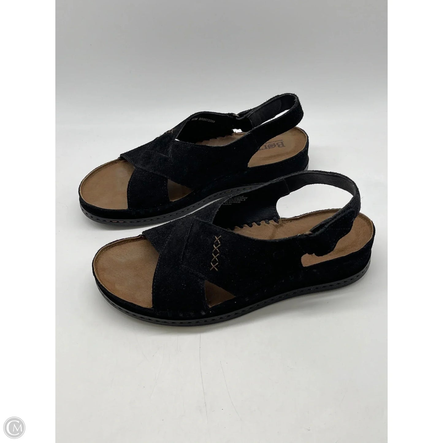 Sandals Heels Wedge By Born In Black, Size: 10