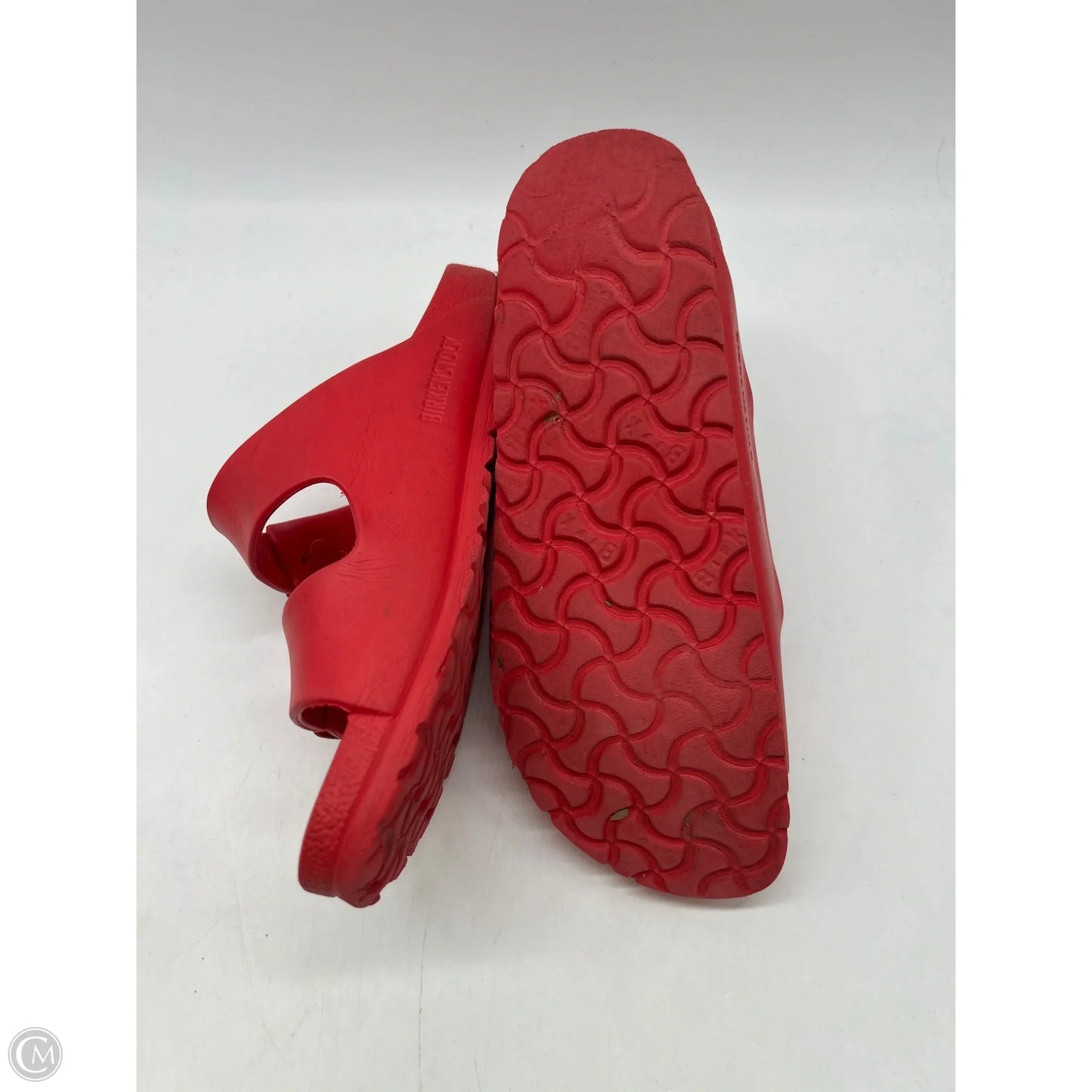 Sandals Flats By Birkenstock In Red, Size: 5.5