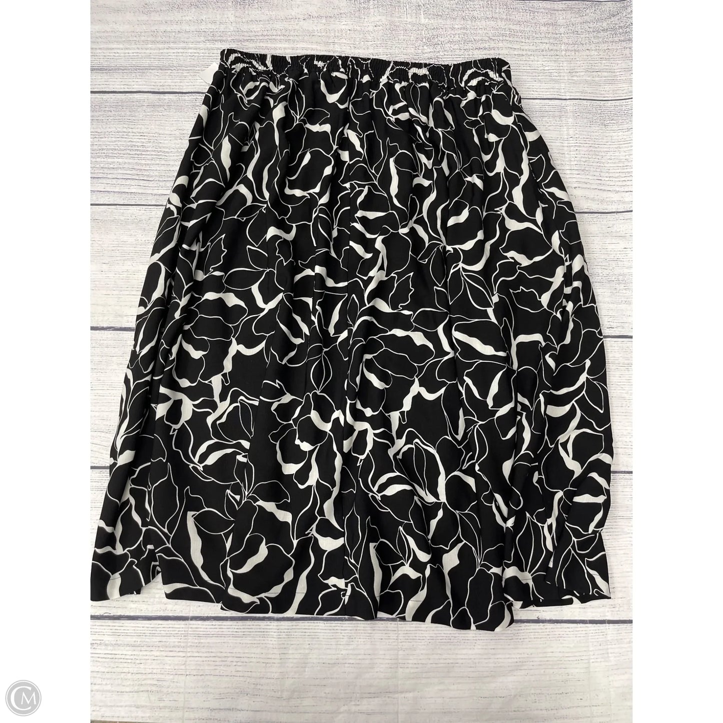 Skirt Maxi By Nine West In Black, Size: Xl