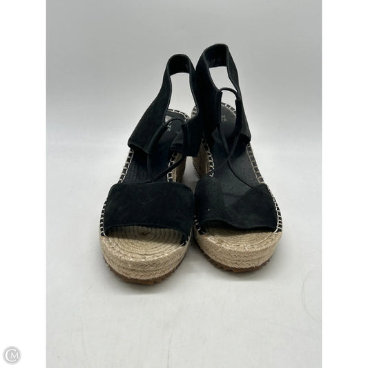 Sandals Heels Wedge By Eileen Fisher In Black, Size: 8