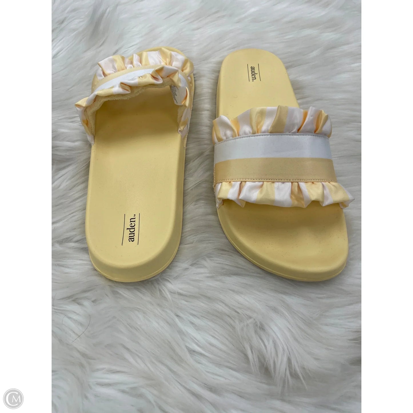 Sandals Flats By Auden In Yellow, Size: 11