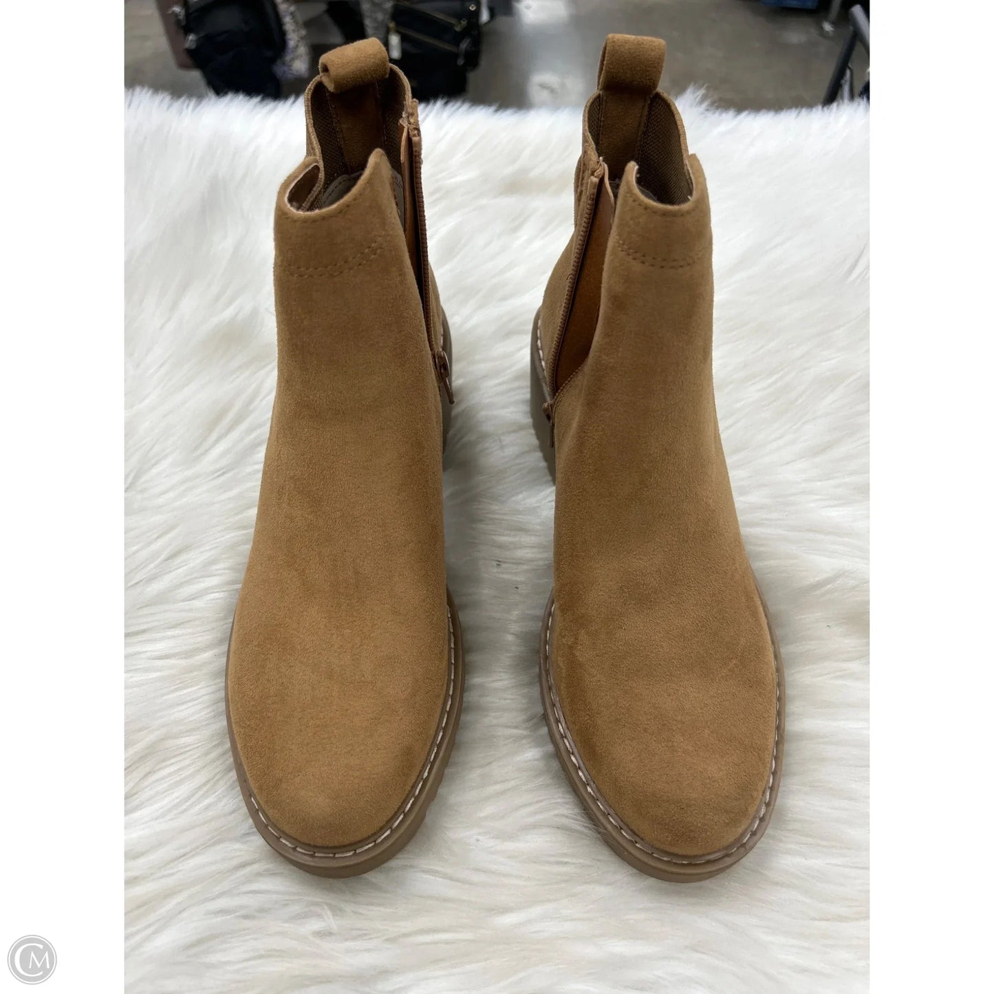 Boots Ankle Heels By White Mountain In Brown, Size: 8