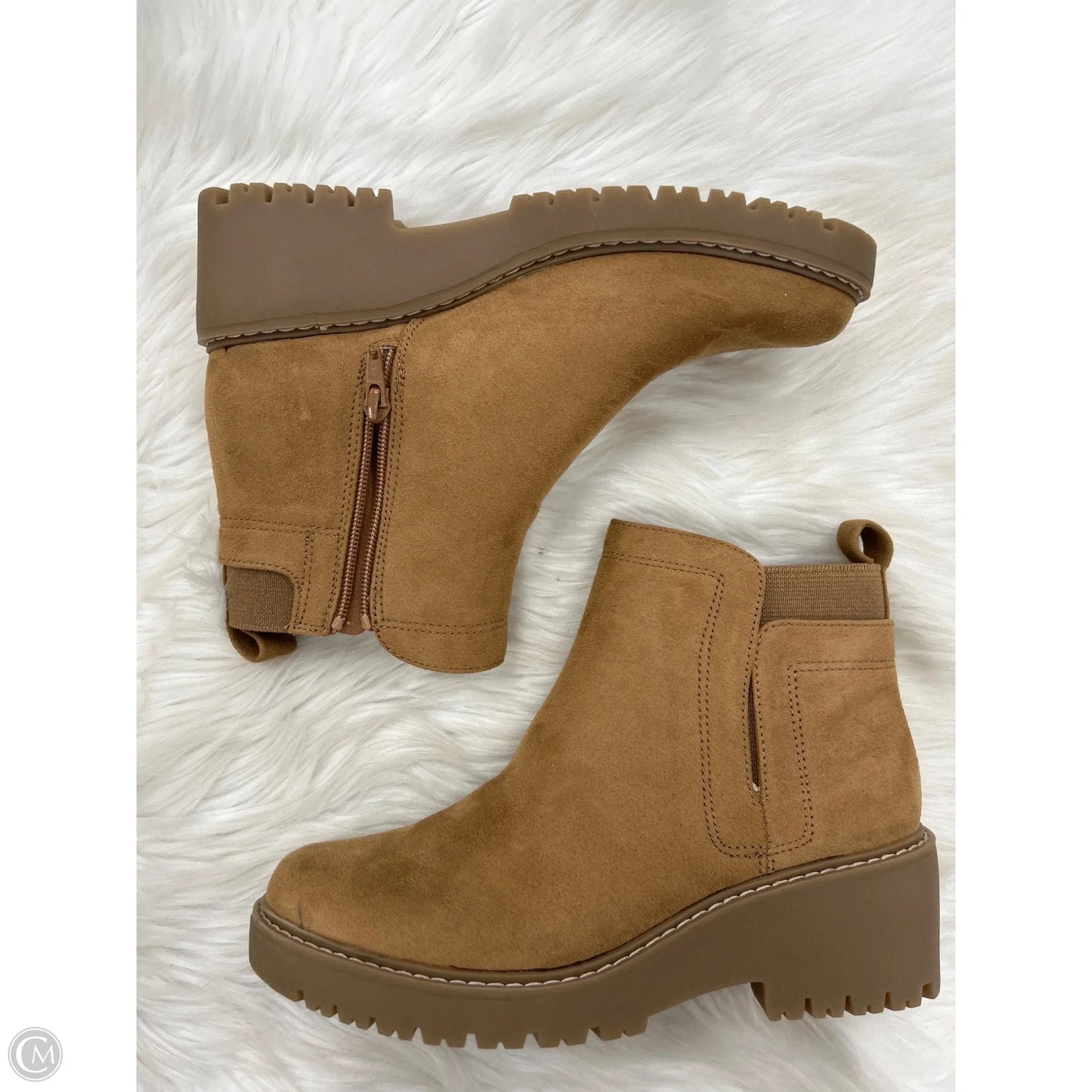 Boots Ankle Heels By White Mountain In Brown, Size: 8