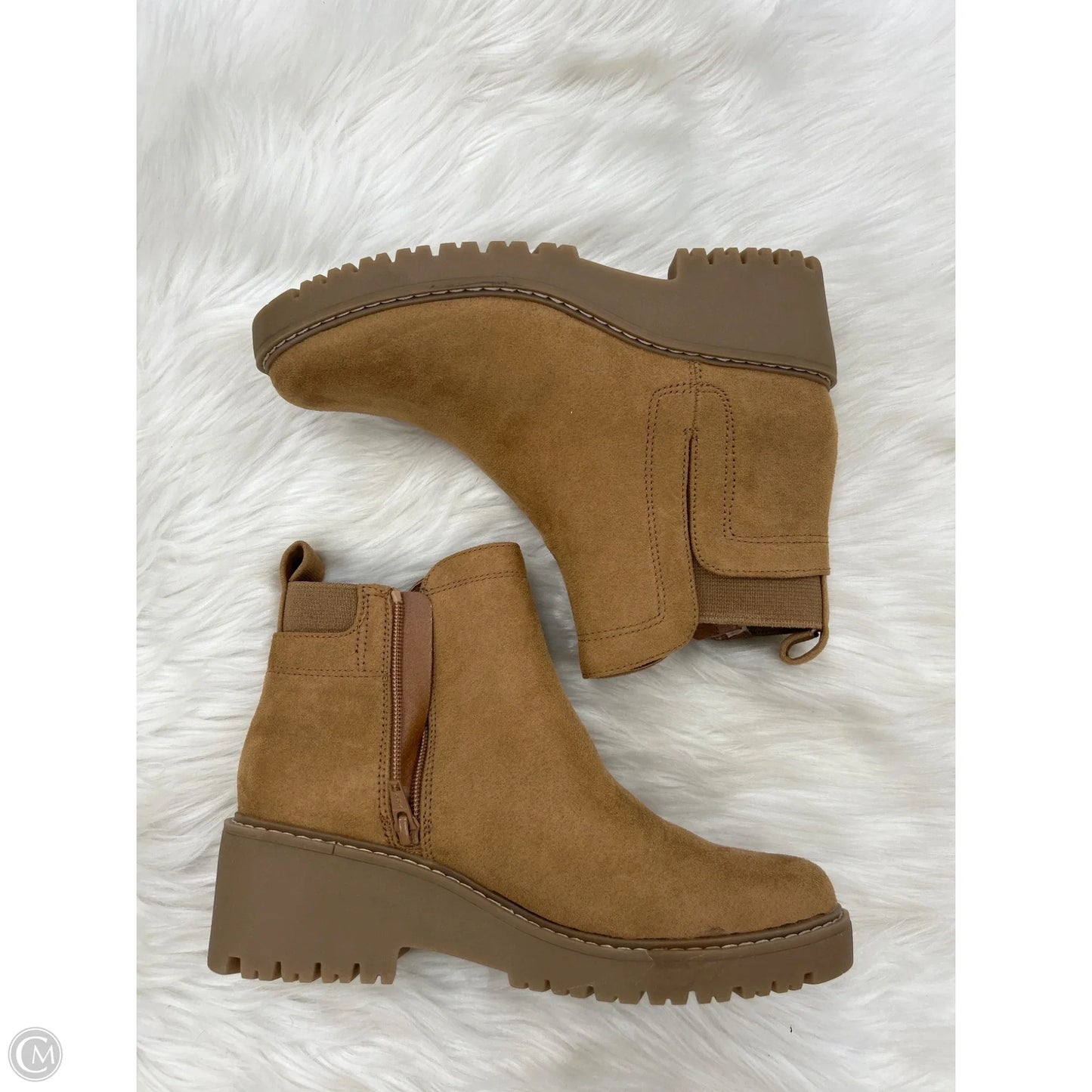 Boots Ankle Heels By White Mountain In Brown, Size: 8