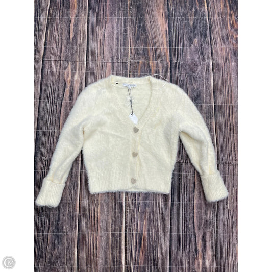Cardigan By English Factory In Cream, Size: M