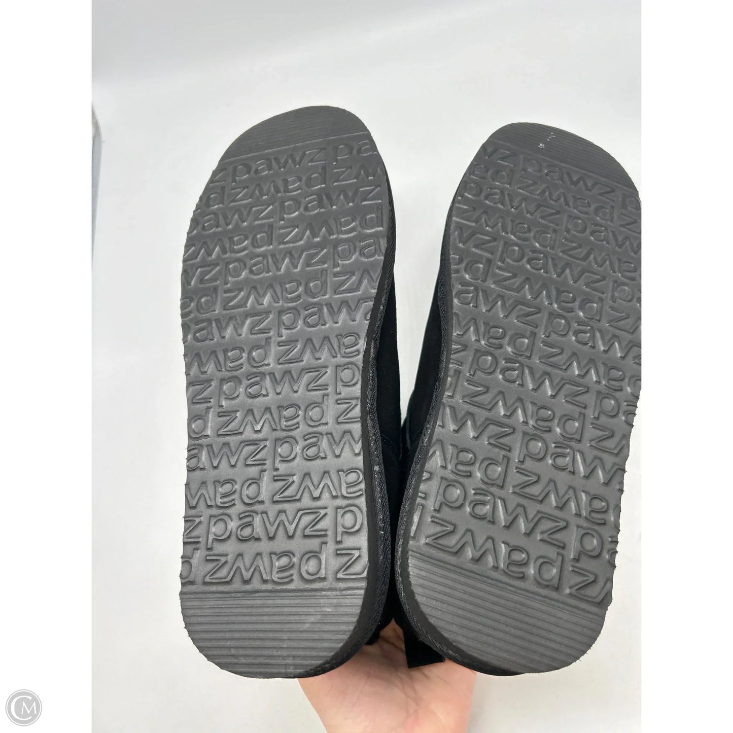 Boots Ankle Flats By Clothes Mentor In Black, Size: 9