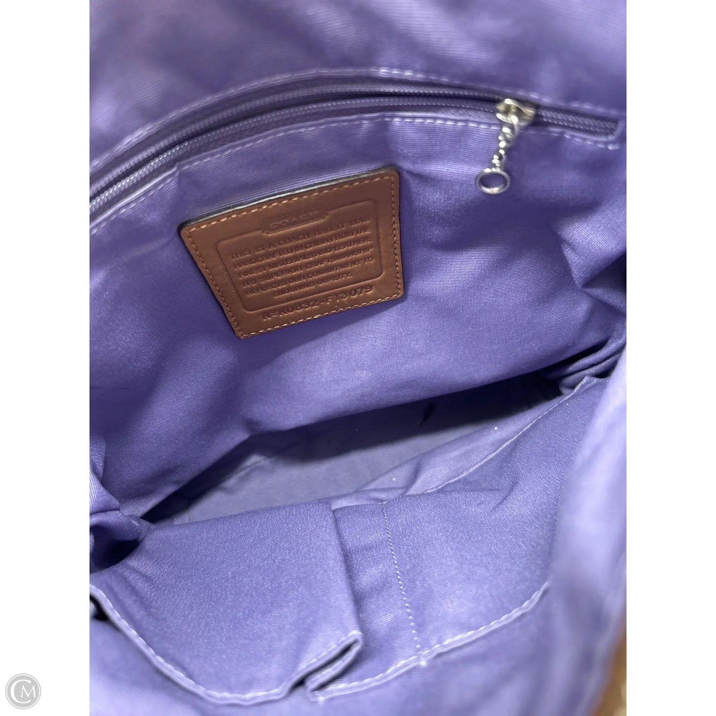 Handbag Designer By Coach, Size: Medium