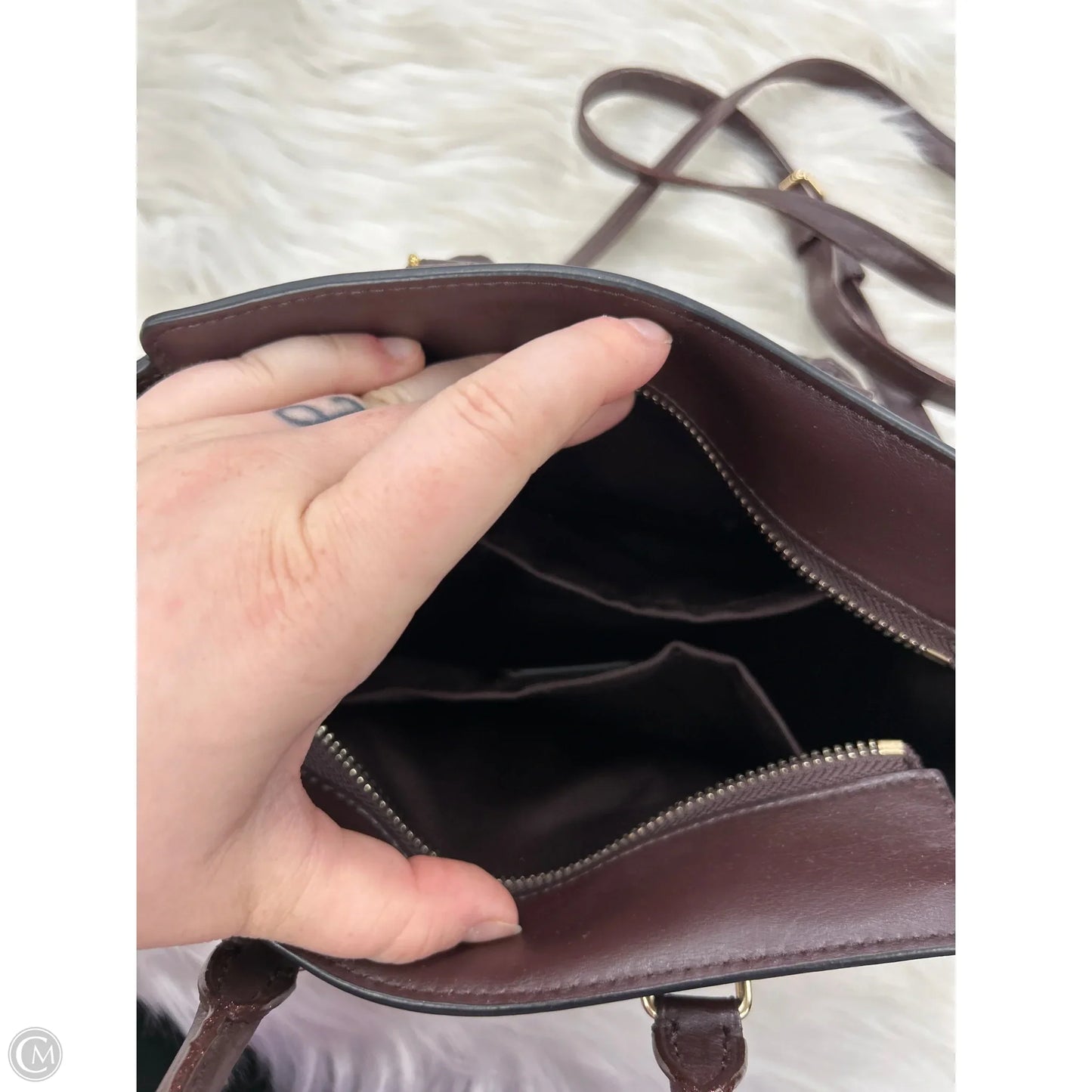 Crossbody Designer By Coach, Size: Small