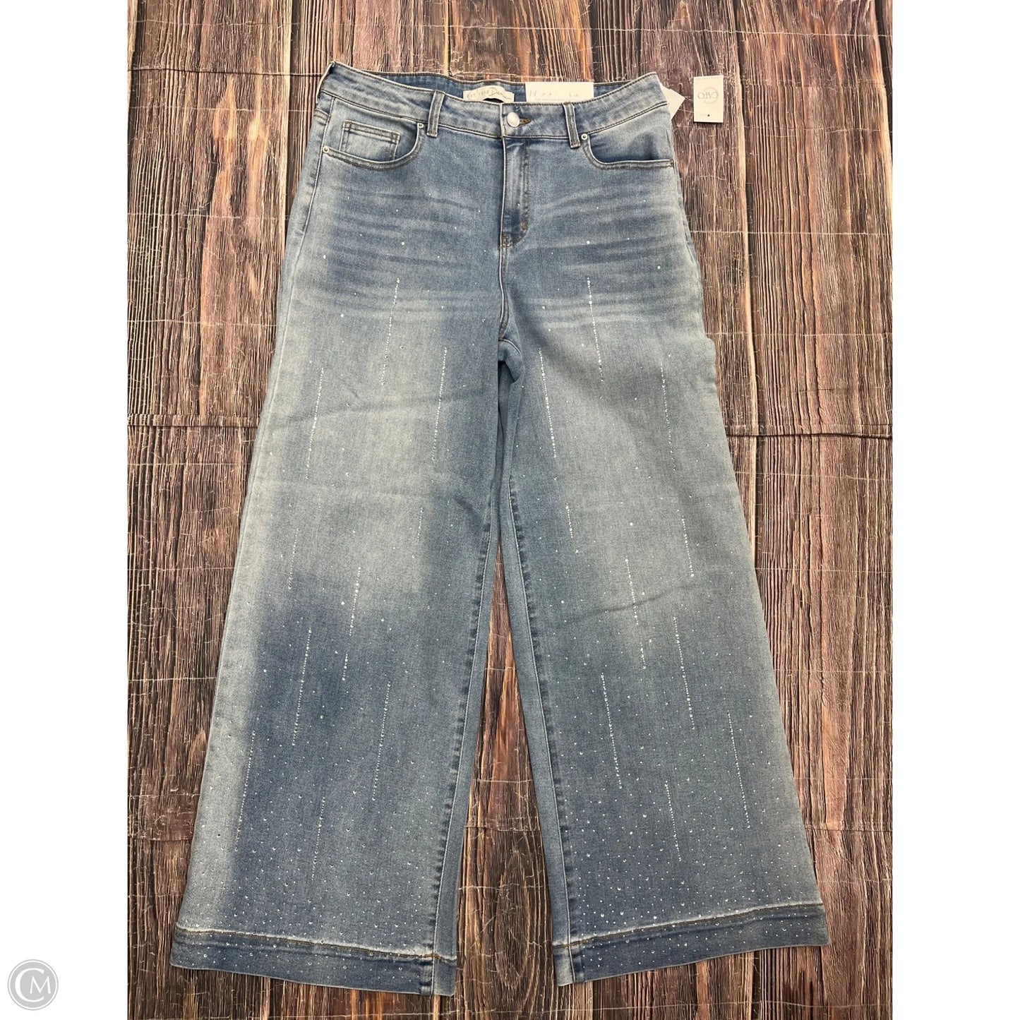 Jeans Flared By Cato In Blue, Size: 14
