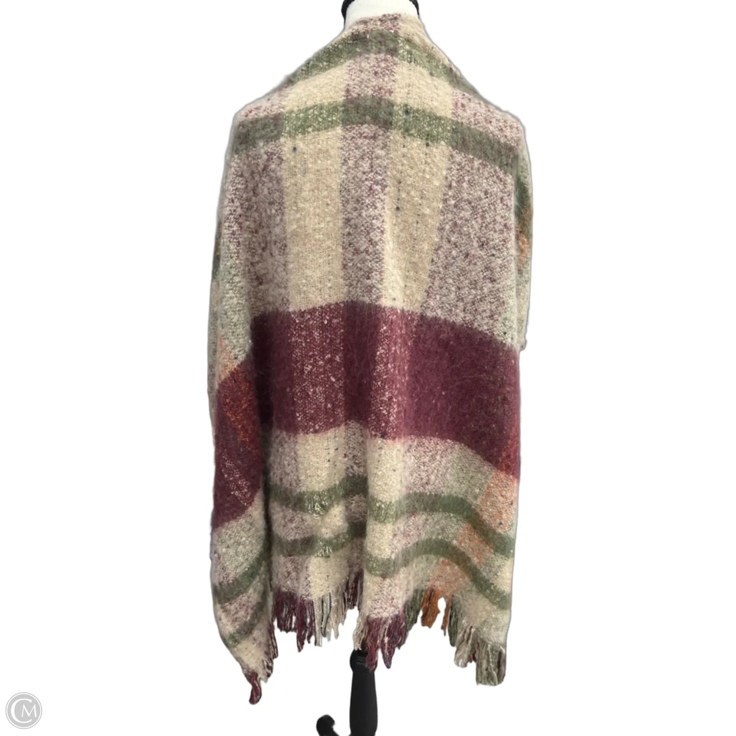 Shawl By Sonoma In Plaid Pattern, Size: Osfm