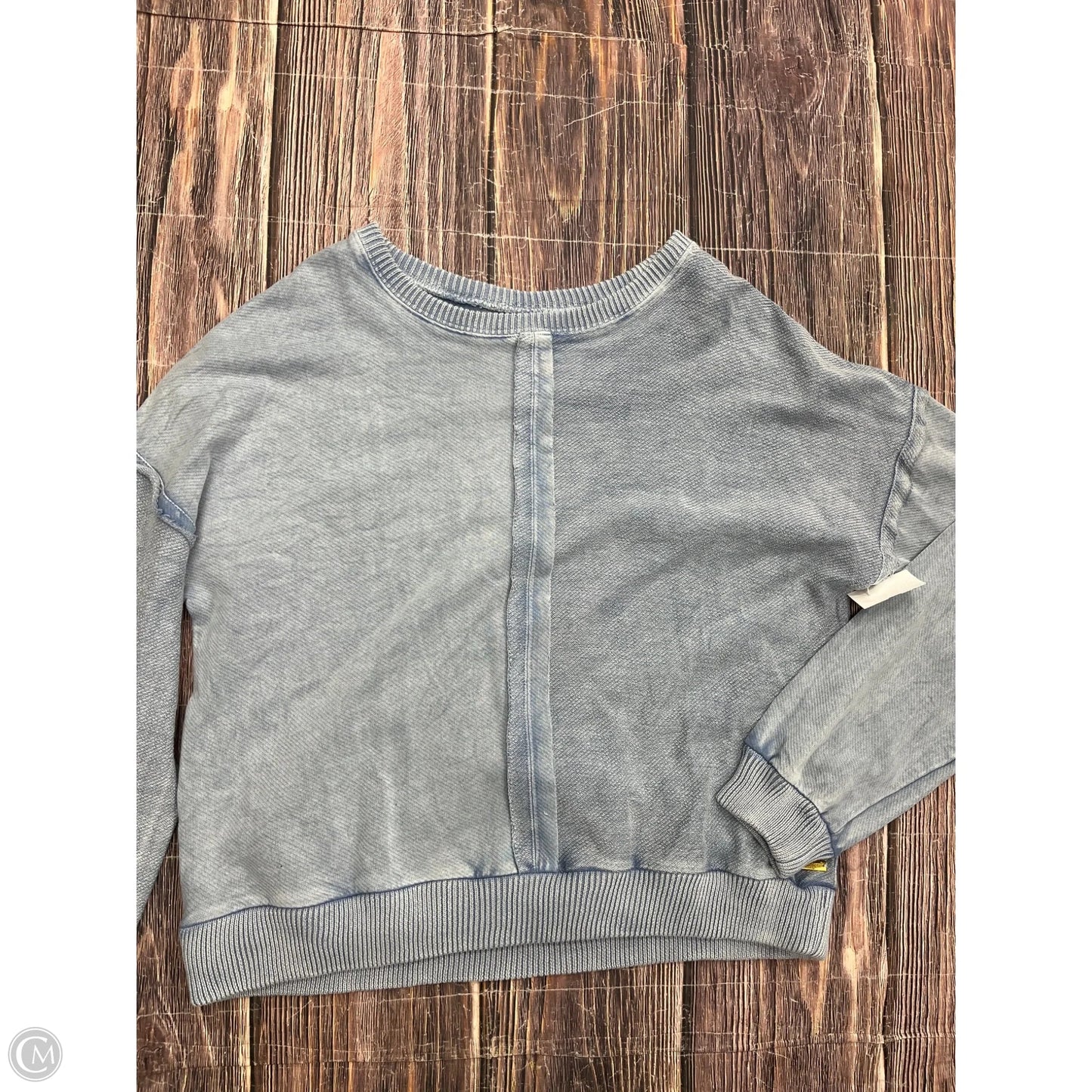 Sweater By Simply Southern In Blue, Size: L