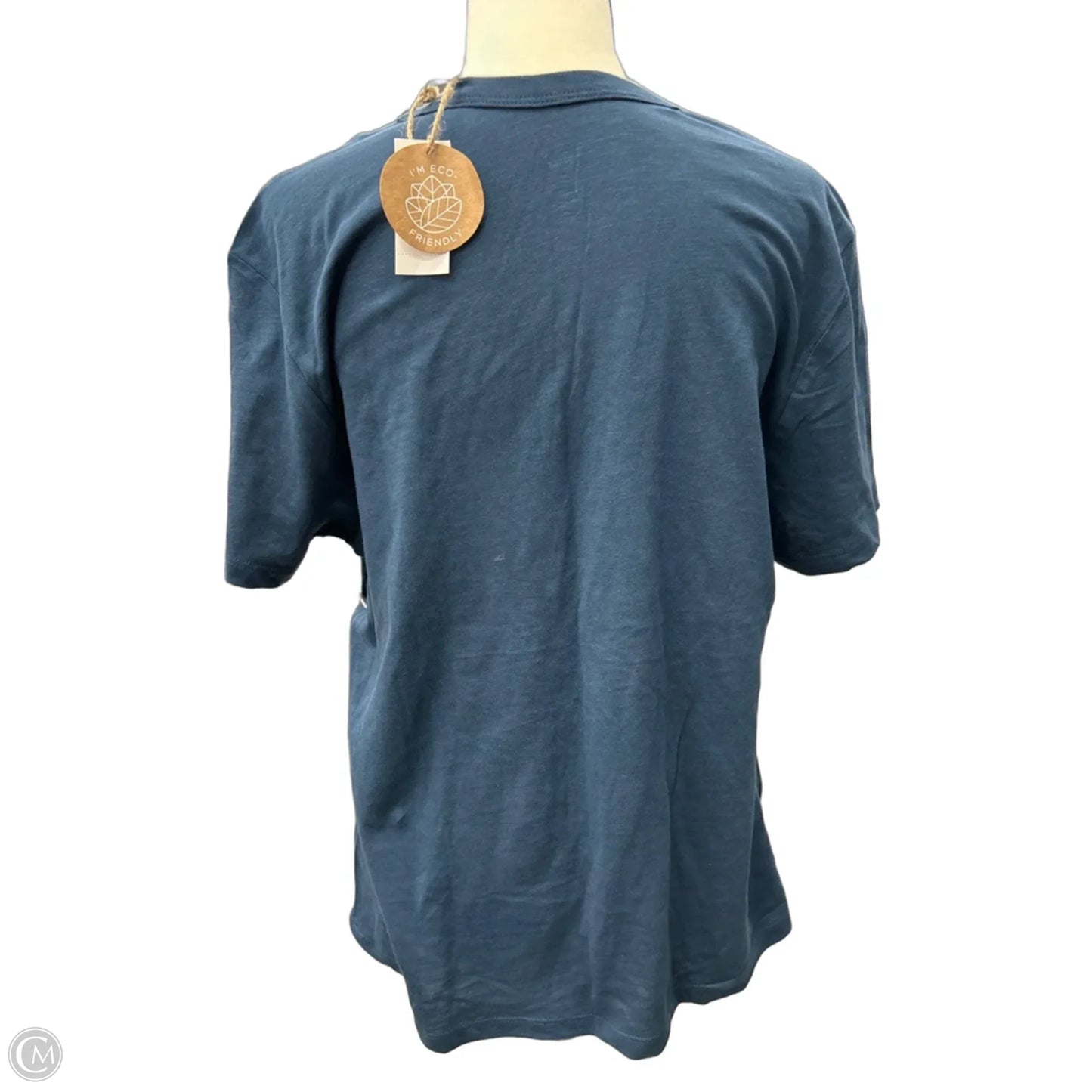 Top Short Sleeve By Dip In Blue, Size: L
