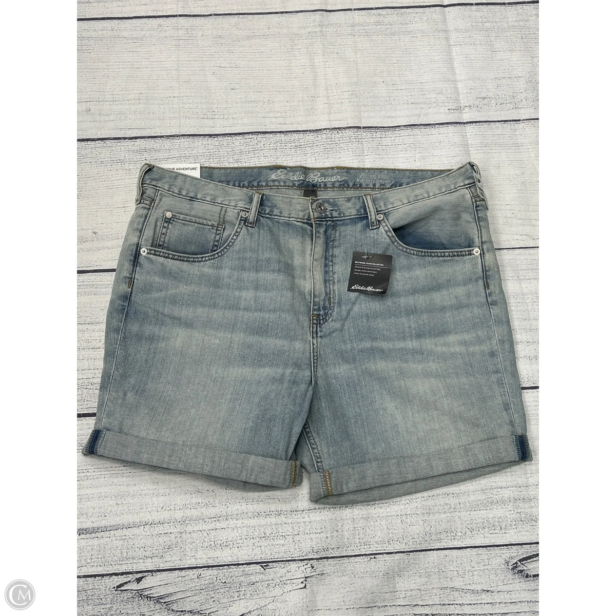 Shorts By Eddie Bauer In Blue, Size: 14