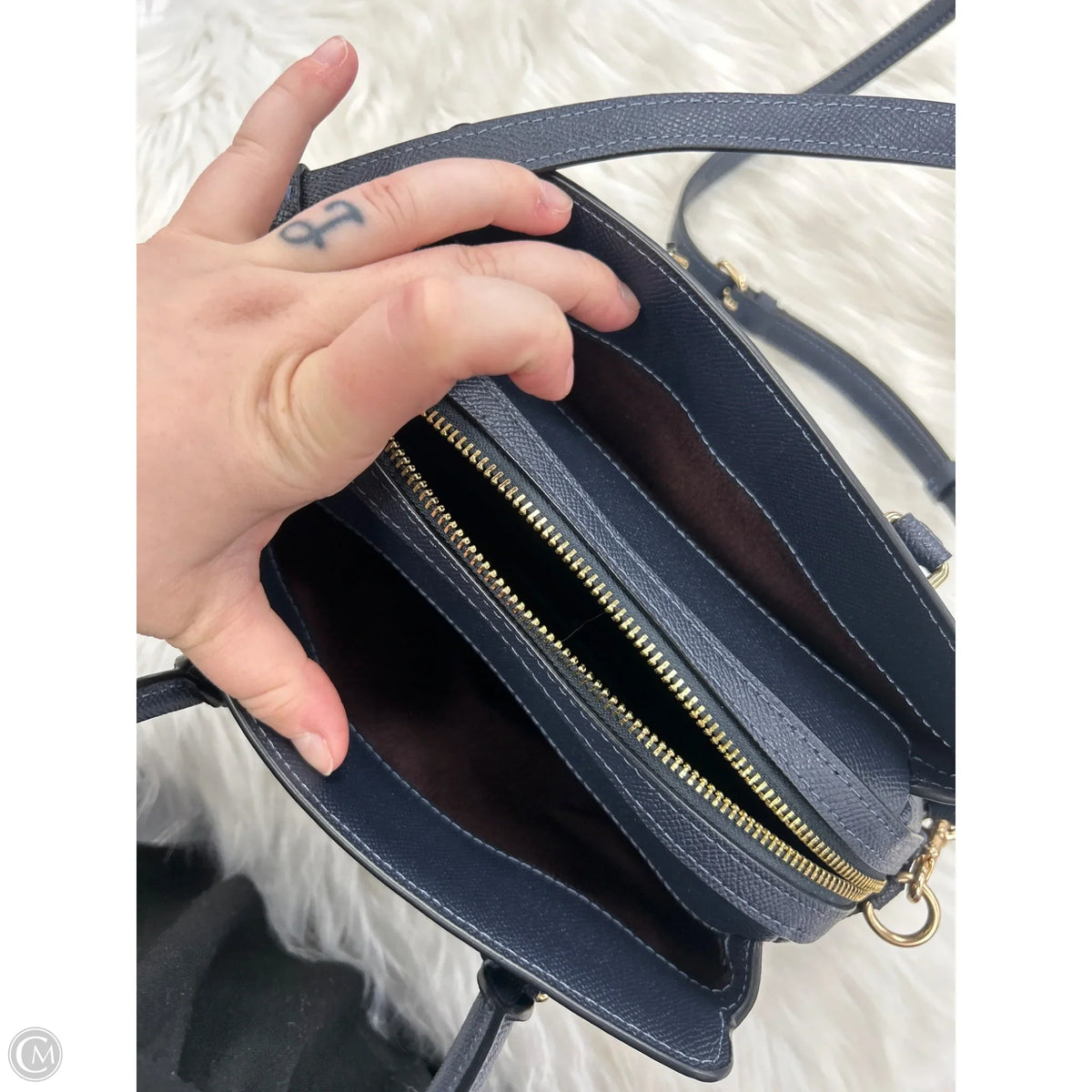 Crossbody Designer By Coach, Size: Medium