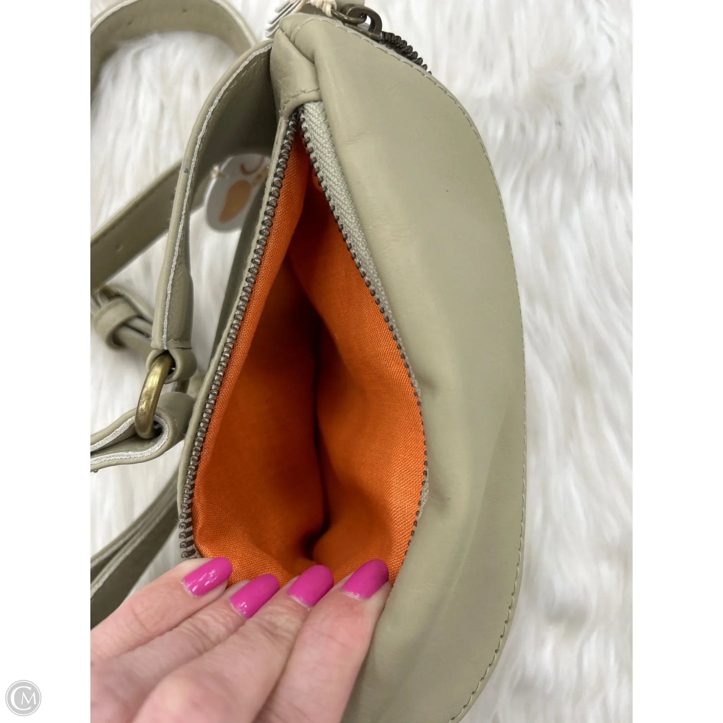 Belt Bag Leather By Clothes Mentor, Size: Small