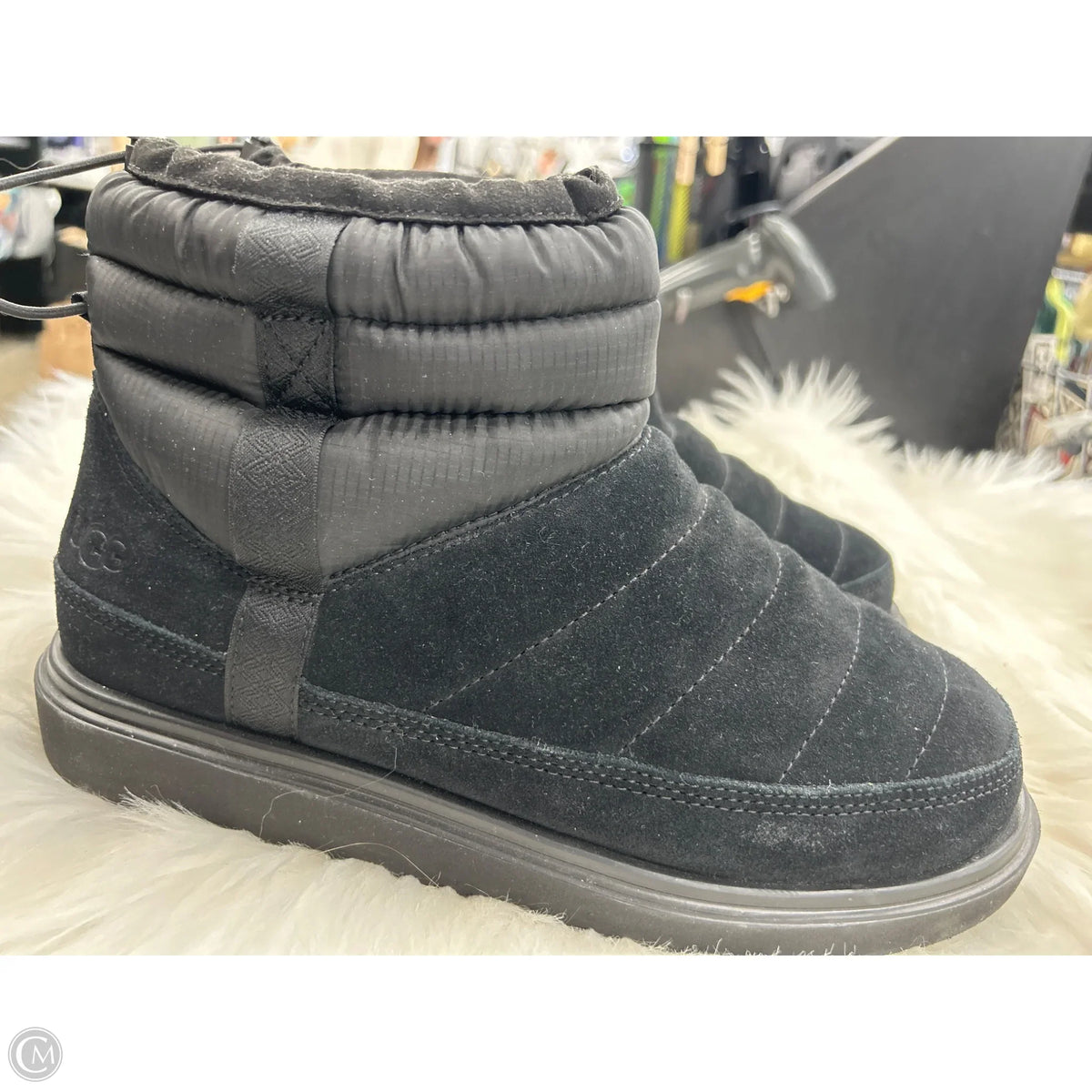 Boots Designer By Ugg In Black, Size: 8