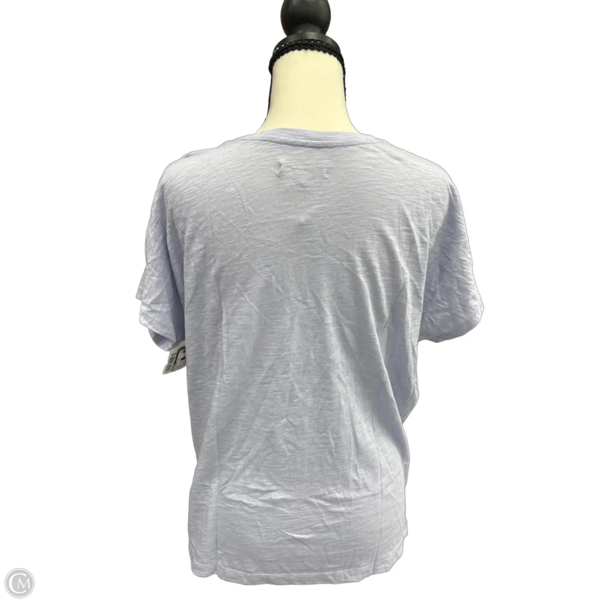 Top Short Sleeve Basic By Madewell In Purple, Size: M