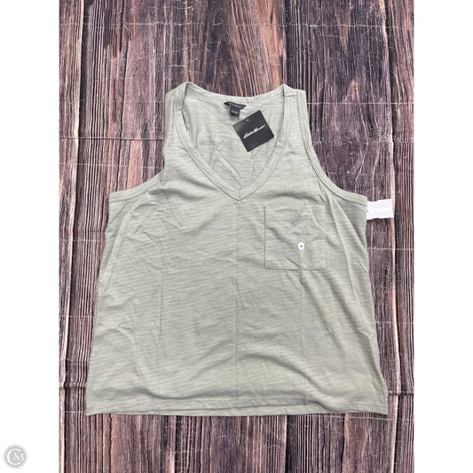 Tank Top By Eddie Bauer In Green, Size: M