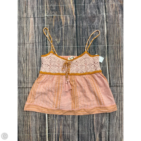 Tank Top By Lucky Brand In Pink, Size: M