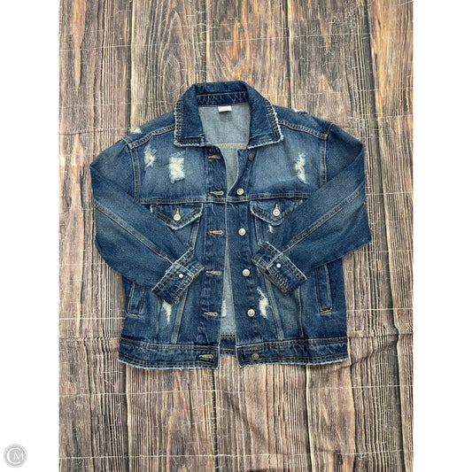Jacket Denim By No Boundaries In Blue, Size: Xs