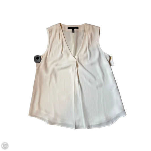 Top Sleeveless By White House Black Market In Cream, Size: Xs