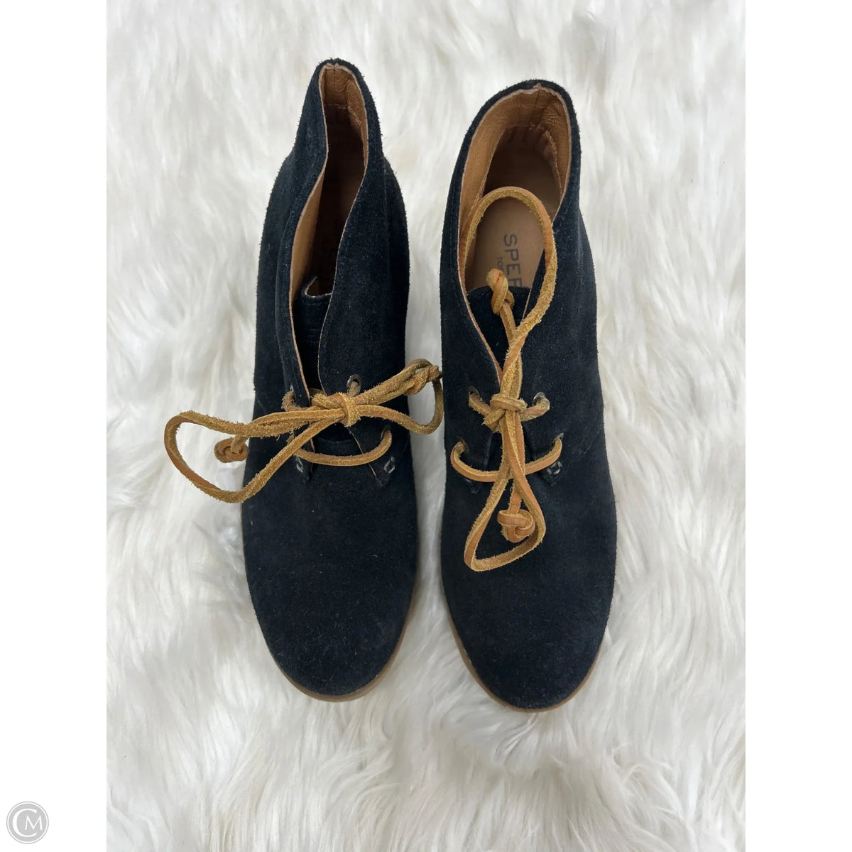 Boots Ankle Heels By Sperry In Black, Size: 8